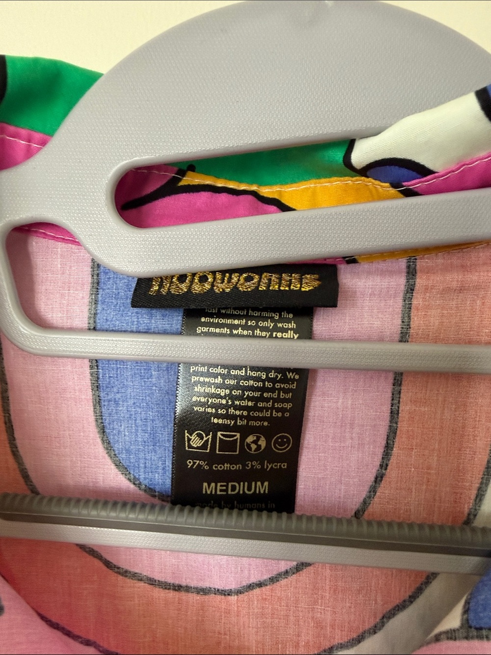 Nooworks Zip Dress - Vibrant Print - Picture 3 of 7